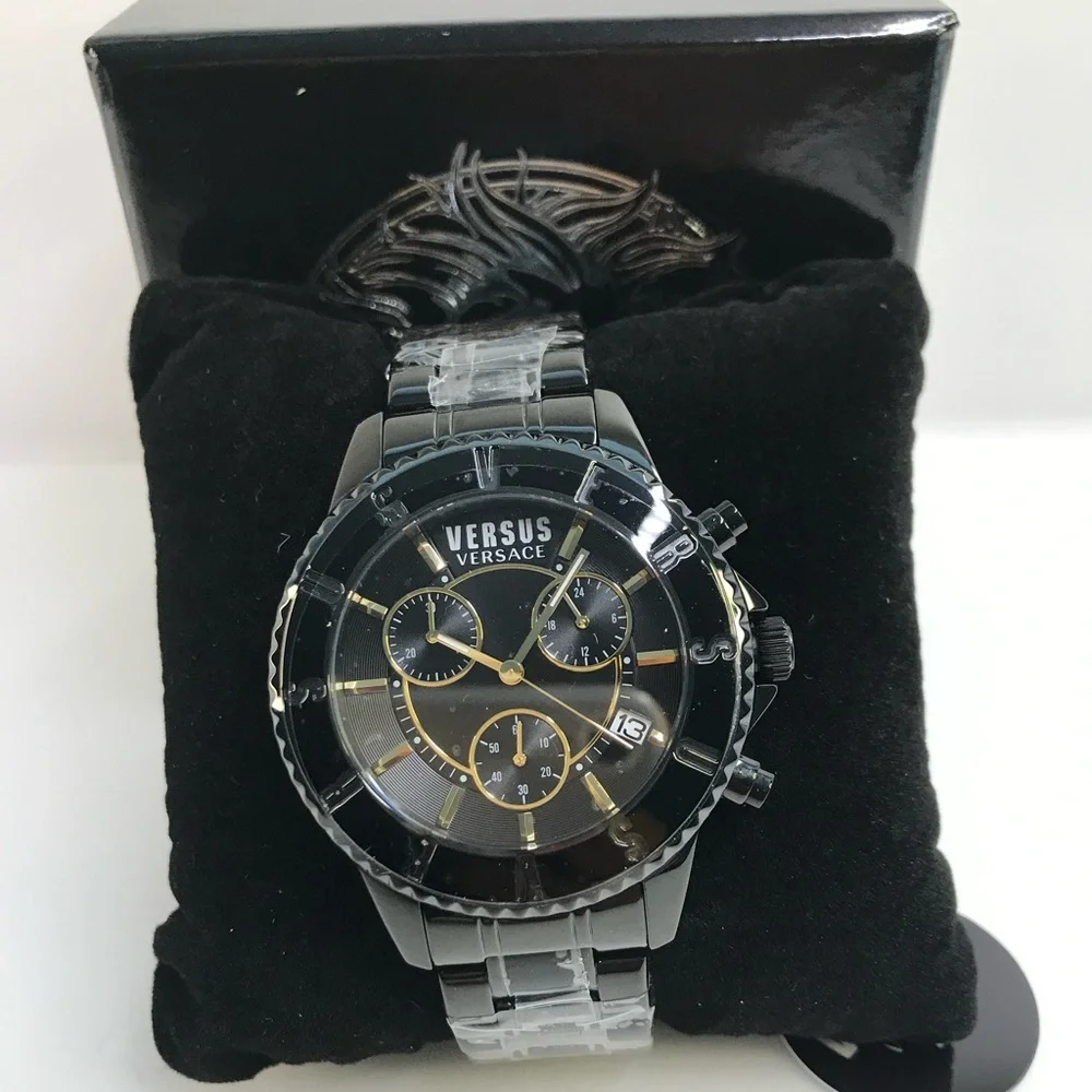 Ship same day - New 💯 Authentic VERSUS VERSACE Tokyo Chronograph Watch